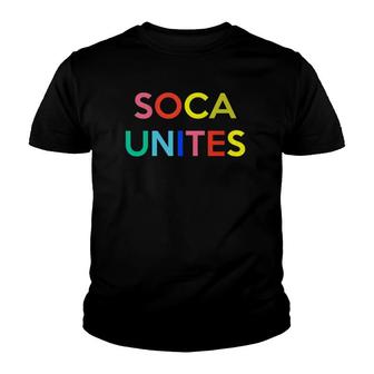 Soca Unites Soca Music Youth T-shirt | Mazezy