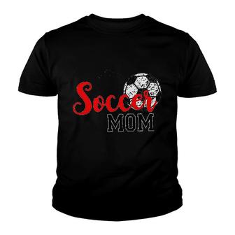 Soccer Mom Letter Printed Youth T-shirt | Mazezy