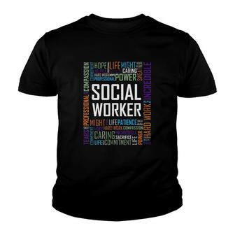 Social Worker For Women And Men Gift Youth T-shirt | Mazezy