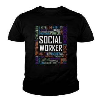 Social Worker For Women And Men Gift Youth T-shirt | Mazezy