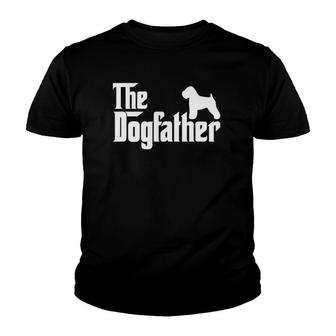 Soft Coated Wheaten Terrier Lover Gift Dogfather Youth T-shirt | Mazezy