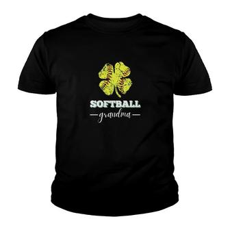 Softball Grandma Youth T-shirt | Mazezy