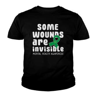 Some Wounds Are Invisible Mental Health Awareness Month May Youth T-shirt | Mazezy