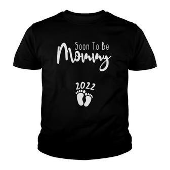 Soon To Be Mommy 2022 Pregnancy Announcement Mother's Day Youth T-shirt | Mazezy