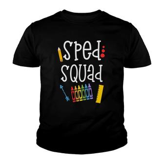 Sped Squad Funny Gift For Proud Special Education Teachers Youth T-shirt | Mazezy UK