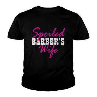 Spoiled Wife Of A Barber Fun Youth T-shirt | Mazezy