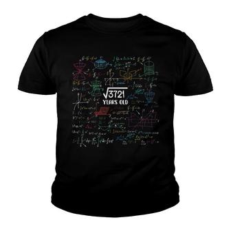 Square Root Of 3721 61 Years Old Math Lovers 61St Birthday Youth T-shirt | Mazezy