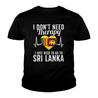 Sri Lanka Flag I Vacation Gift I Sri Lanka Youth T-shirt | Mazezy UK