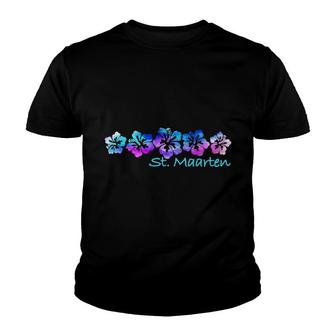 St Maarten Tropical Beach St Maarten Surf Tee Youth T-shirt | Mazezy