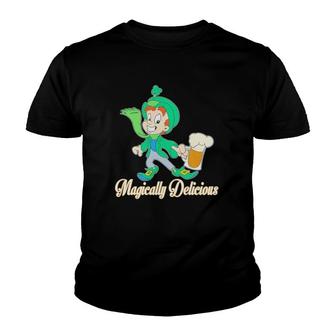 St Patrick's Day Magically Delicious Beer Youth T-shirt | Mazezy
