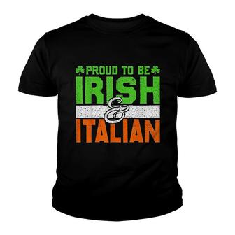 St Patricks Paddys Day Irish Italian Green Shamrock Gift Youth T-shirt | Mazezy
