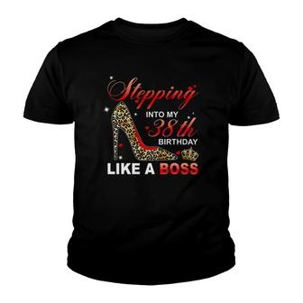 Stepping Into My 38Th Birthday Like A Boss Since 1983 Mother Youth T-shirt | Mazezy UK
