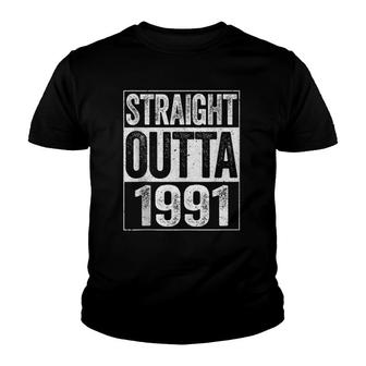 Straight Outta 1991 30Th Birthday Gif Youth T-shirt | Mazezy