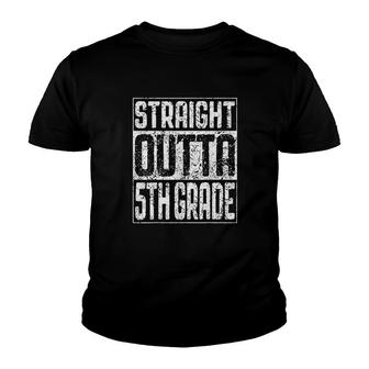 Straight Outta 5th Grade Youth T-shirt | Mazezy