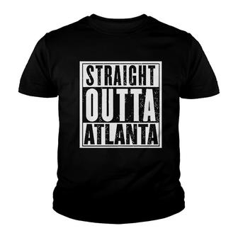 Straight Outta Atlanta Deluxe Youth T-shirt | Mazezy