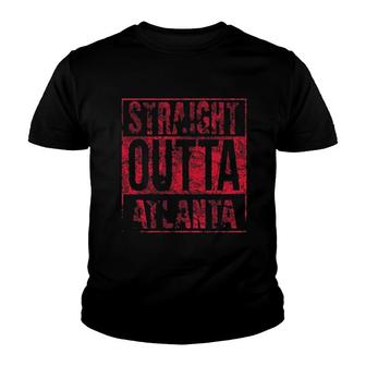 Straight Outta Atlanta V2 Youth T-shirt - Thegiftio UK