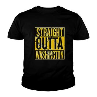 Straight Outta Hometown Pride Youth T-shirt | Mazezy