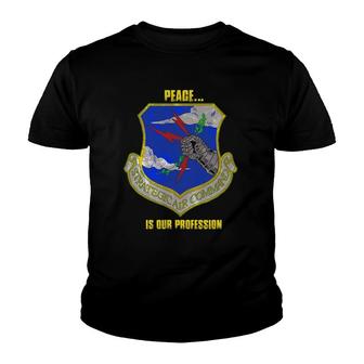 Strategic Air Command Peace Is Our Profession Youth T-shirt - Thegiftio UK