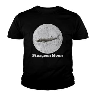Sturgeon Moon Astrology Full Moon Space Science Moon Phase Youth T-shirt | Mazezy