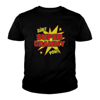 Super Grammy Funny Super Power Grandma Grandmother Gift Youth T-shirt | Mazezy DE