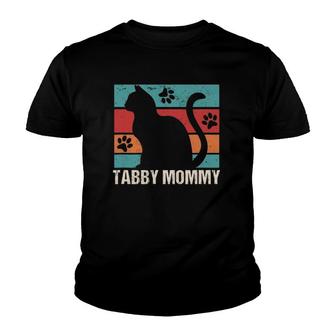 Tabby Cat Mommy Cat Mama Lover Youth T-shirt | Mazezy