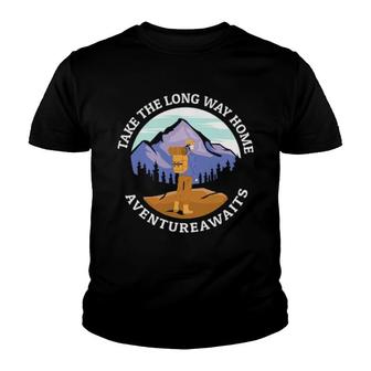 Take The Long Way Home Youth T-shirt | Mazezy