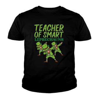 Teacher Of Smart Leprechauns Dab St Patricks Day Teaching Youth T-shirt | Mazezy