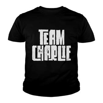Team Charlie Son Dad Husband Grandson Sports Family Group Youth T-shirt | Mazezy CA