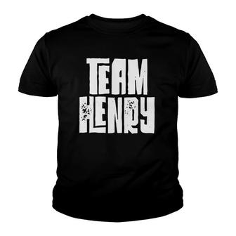 Team Henry Son Dad Husband Grandson Sports Group Youth T-shirt | Mazezy