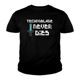 Technoblade Never Dies Gaming Gamer Video Game For Men Youth T-shirt | Mazezy