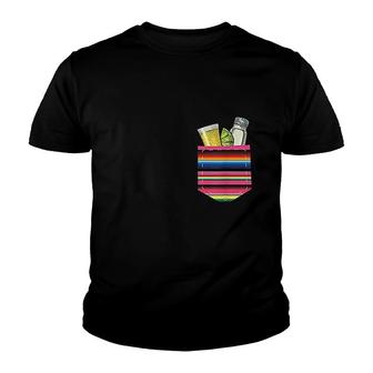 Tequila Lime Salt Funny Youth T-shirt | Mazezy
