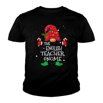 The English Teacher Gnome Youth T-shirt | Mazezy