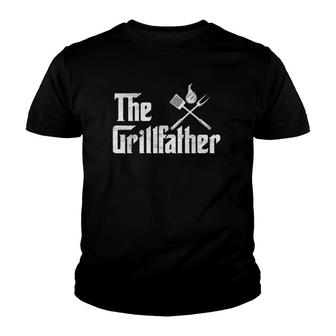 The Grillfather Funny Dad Bbq Youth T-shirt