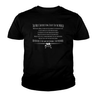 The Most Interesting Scout In The World Youth T-shirt | Mazezy