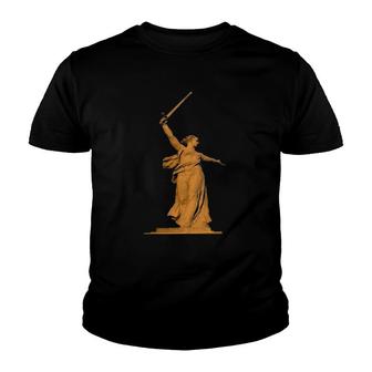 The Motherland Calls - Battle Of Stalingrad Monument Youth T-shirt | Mazezy