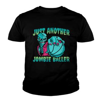 This Is My Jombie Zombie Zombie Baller Basketball Youth T-shirt - Thegiftio UK