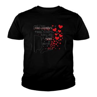 This Mother Will Always Love Her Son In Heaven Version2 Youth T-shirt | Mazezy