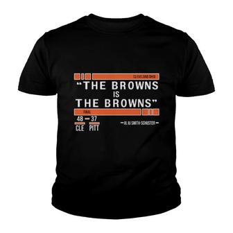 Throck The Browns Is The Browns Youth T-shirt | Mazezy