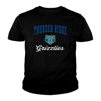 Thunder Ridge High School Grizzlies C3 Ver2 Youth T-shirt | Mazezy