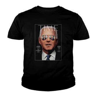 Time Biden Wearing Putin Sunglasses Youth T-shirt | Mazezy