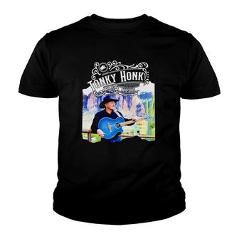 Tonky Honk Music Levi Mullen Youth T-shirt | Mazezy