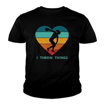 Track And Field Womens Discus Thrower Youth T-shirt | Mazezy