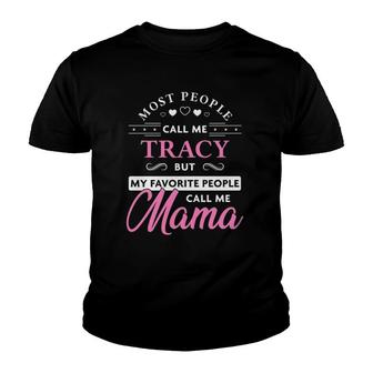 Tracy Name Gift Personalized Mama Youth T-shirt | Mazezy