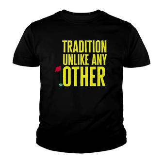 Tradition Unlike Any Other Golf Flag Youth T-shirt - Thegiftio UK