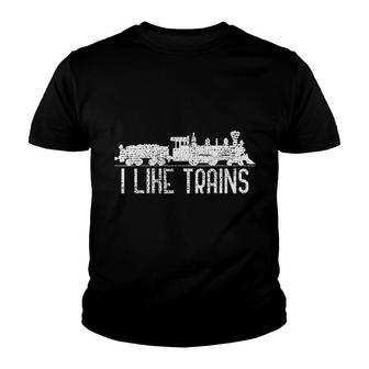 Trains Models Train Locomotive Lover Youth T-shirt - Thegiftio UK