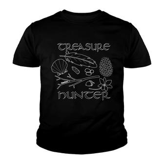 Treasure Hunter Hiking Camping Nature Lover Youth T-shirt | Mazezy