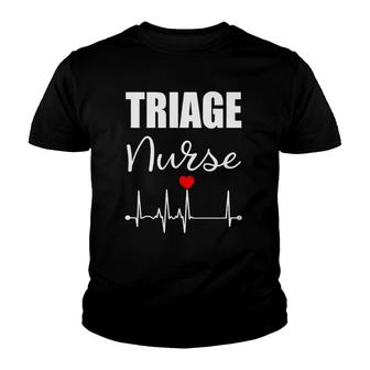 Triage Nursegift For Er Rn Youth T-shirt | Mazezy