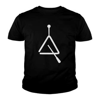 Triangle Instrument Triangle Player Gift Youth T-shirt | Mazezy