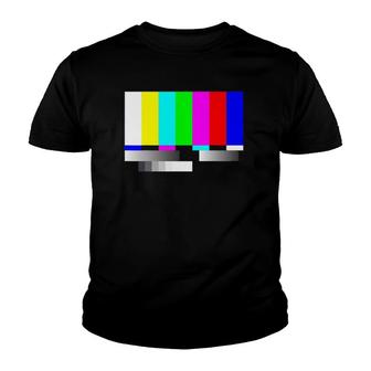 Tv Error Bars Test Pattern Youth T-shirt | Mazezy