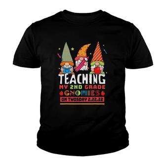 Twosday Tuesday 22Nd 2022 22222 Grade Gnome Math Teacher Youth T-shirt | Mazezy